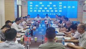 甘肅國際物流集團(tuán)與陜鋼集團(tuán)等企業(yè)開展座談交流